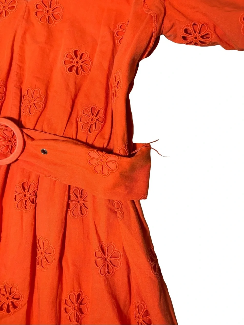 Kate Spade Clover Eyelet Summer Wedding Resortwear Vacation Cottagecore Dress